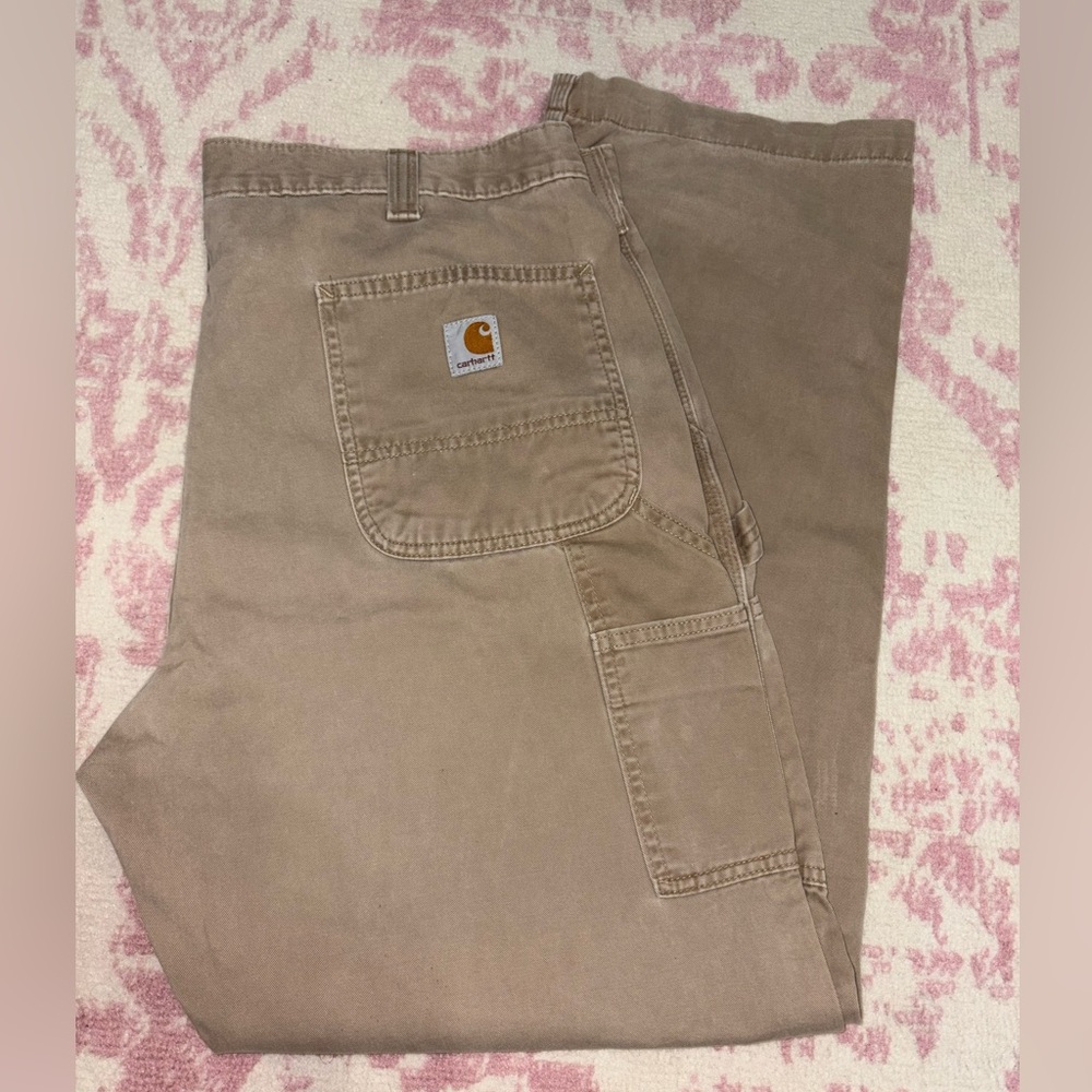 Carhartt Relaxed Fit Tan Work Men’s Jeans